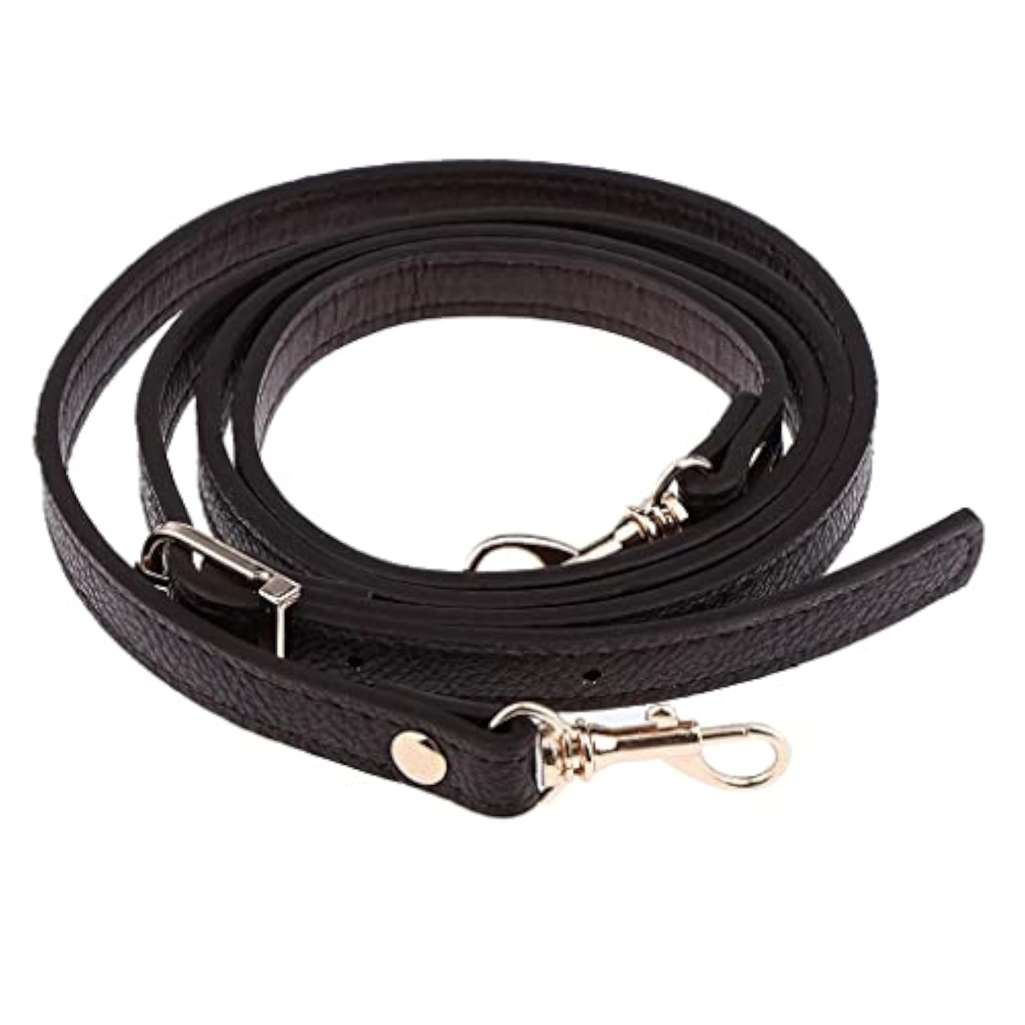 Adjustable Leather Shoulder Bag Strap Belt Replacement, Deep Brown
